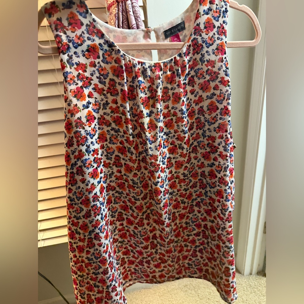 Vince Camuto Multicolor Floral Skirt